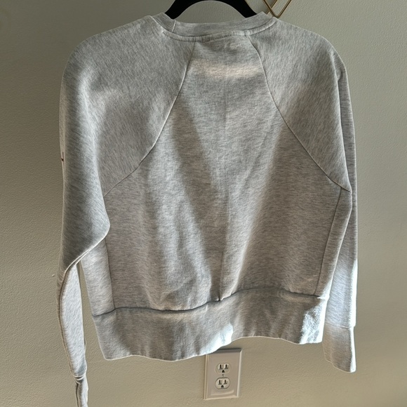 Embroidered Texas Longhorn, gray sweater - Picture 5 of 5